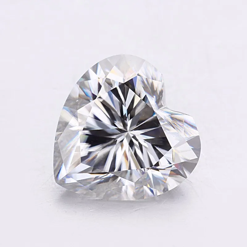 10 Carat Round 15mm Brilliant Cut I-J Color Genuine Moissanite Loose Stone
