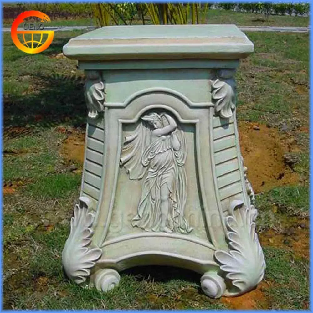 Home And Garden Fiberstone Flower Pot Stand Roman Pillars Column Molds