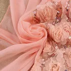 Long Lady Vintage crochet Lace Scarf Shawl Neck Wrap Voile Fashion Beach Bohemian Scarves