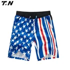 custom sublimated 100% polyester club beach shorts