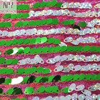 For Wedding Nanyee Textile 4 Color Cheap Seeds Sequin Fabric For Stage Wedding
