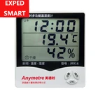 Indoor LCD MIN Clock Temperature Humidity meter Thermometer Digital LCD thermo hygrometer