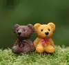 customized mini romantic bear resin figures/customized cartoon miniature resin figures/oem resin figurine made in China
