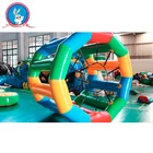PVC 0.6 or 0.9mm inflatable water park games, water roller for adults on sale