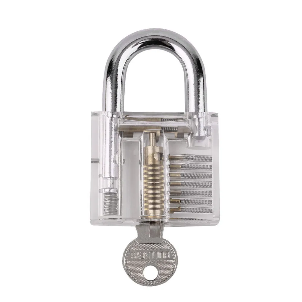 Transparent High quality Beautiful Design Modern style Visible Cutaway Practice Padlock Lock Training Skill