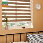 Good Quality Sunscreen Blackout Wholesale Fabric Window Zebra Roller Blind