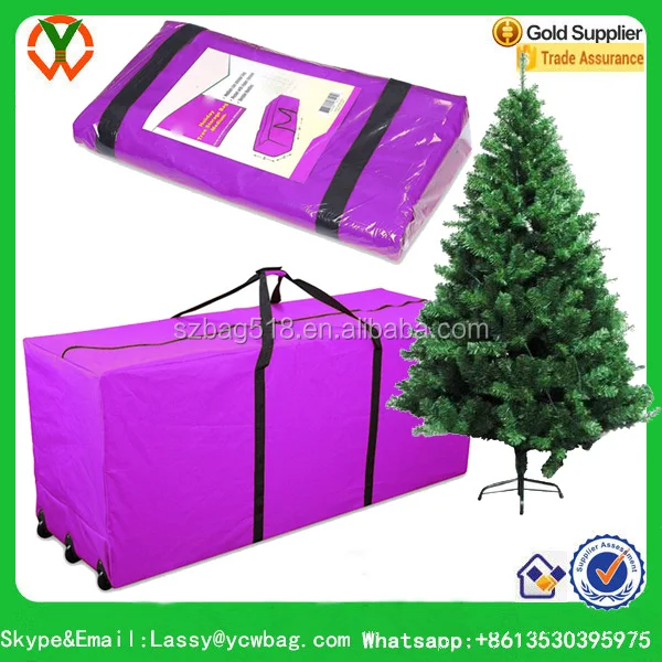 extra large heavy duty holiday tree christmas storage bag with