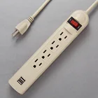 AC surge protector u.s power strip with USB charging ports