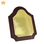 Manufacturing wholesale high quality cheap custom awards medal and trophy blank shield award plaque wood