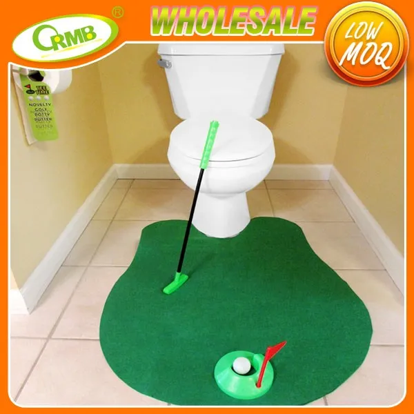 new toilet bathroom potty putter game men"s toy novelty gift