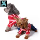 China Supplier Summer Bone Puppy Stripe Pet Clothes Dog Jumper