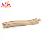 Tracks Train Train Tracks Customize Premium Straight Tracks Wooden Train Set Accessories For Kids W04C109