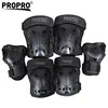 Adult / Children Cycling Roller Skating Knee Elbow Wrist Protective Pads Black