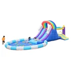 Airmyfun wholesale custom kids pvc material inflatable floating slide