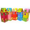 Children hand-assembled toys art creative cardboard house gift box