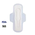 Different types 100% organic cotton disposable negative ion sanitary napkin for female use