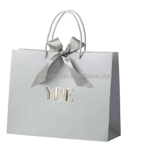 luxury gift packing paper bags and boxes for garment cloth
