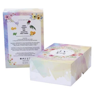 flower soap packaging luxury paper gift box packaging cardboard