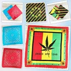 2019 new fashion soft 100% polyester square bandana
