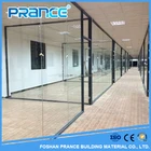 2016 new design aluminium frame wall glass partition for restaurant
