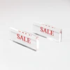 Custom clear white black acrylic word sign logo display block standing printing personalized title company name or brand blocks
