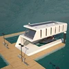 Personal floating home and dock Modern designed modular rotomolding floating house for outdoor