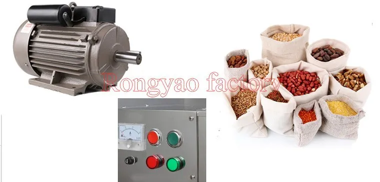 Peanuts Walnuts Sesame Oily Materials Mill Pulverizer Mini Electric Grinder with Three Specialized Mesh