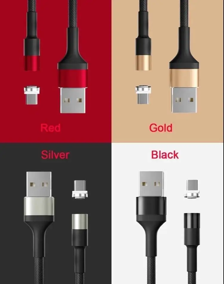 popular products 2019 3 in 1 usb charger cable Portable Magnetic usb cable - ANKUX.COM
