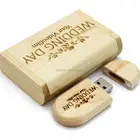 Custom logo usb flash drive 512Mb wood usb with logo print