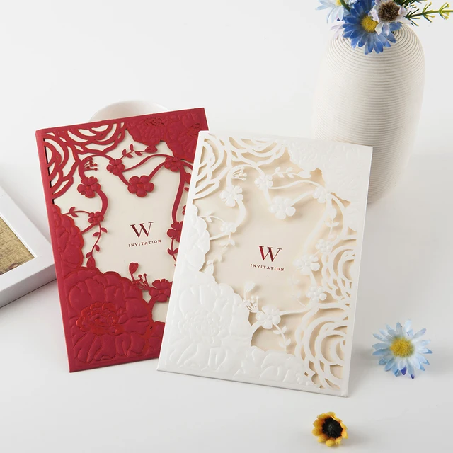 hot sale new paper material customized laser cut luxury indian