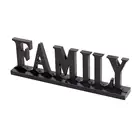Antique Art Decor Black Family Hope Love Tabletop Freestanding Wood Sign