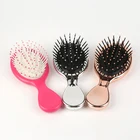 Wholesale Private Label Small Size Plastic Handle Nylon Brush Air Cushion Salp Massage Hair Brush