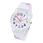 Plastic Watch Wholesale Cheap Transparent Plastic Kids Analog Quartz Watch