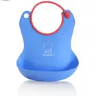 Waterproof Silicone Baby Bib Wipes Clean! Comfortable Soft Baby Bibs Keep Stains Off! Spend Less Time Cleaning After Meals