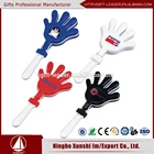 Top sale football game noise makers plastic mini hand clapper