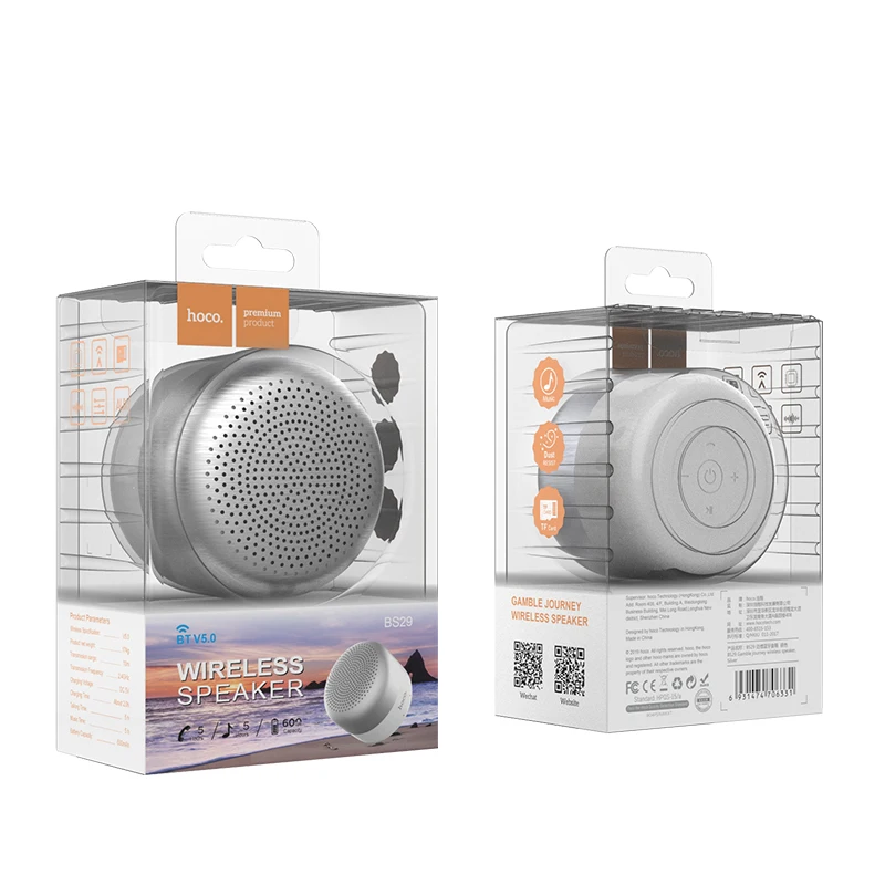 New Hoco BS29 Support TF Card 40mm Wireless AUX Mini Speaker - ANKUX Tech Co., Ltd