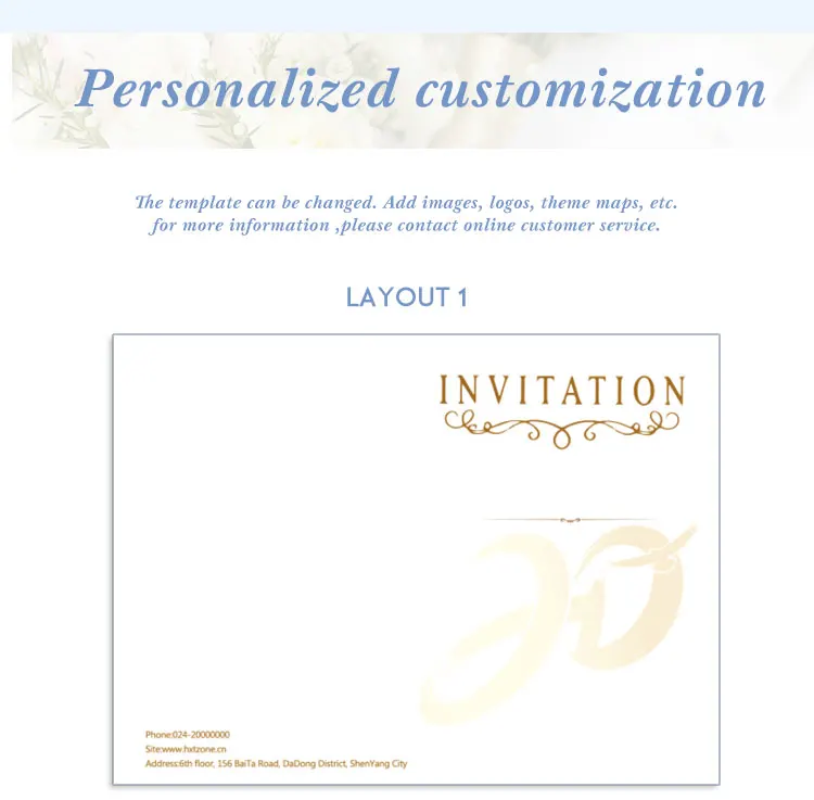 luxury laser cut handmade business birthday party invitation