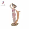 10"Women With Deer China Home Decor Wholesale