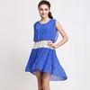 D022 Ladies Fashion Model Chiffon Latest Color Combinations of Dresses
