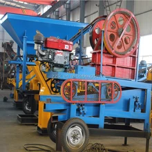 Stable quality diesel mobile jaw crusher/diesel mobile jaw crusher customizable