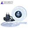 Ceiling type smoke and CO gas detector with WIFI for hotel, apartment, department store