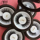 Most Popular 3d Mink Eyelashes Glue Eyelashes Bottom Lash Nice Custom Box Design For Silk Eyelash