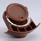 1 cup +50pcs paper filter package,Reusable and easily refillable coffee pods for Espresso Classic Dolce Gusto