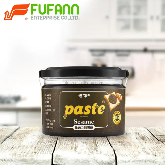 paste - taiwan black sesame paste, sauce, spread 250g