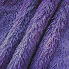 Superior warm soft 100% polyester purple plush fabric for toys clothing and home textile