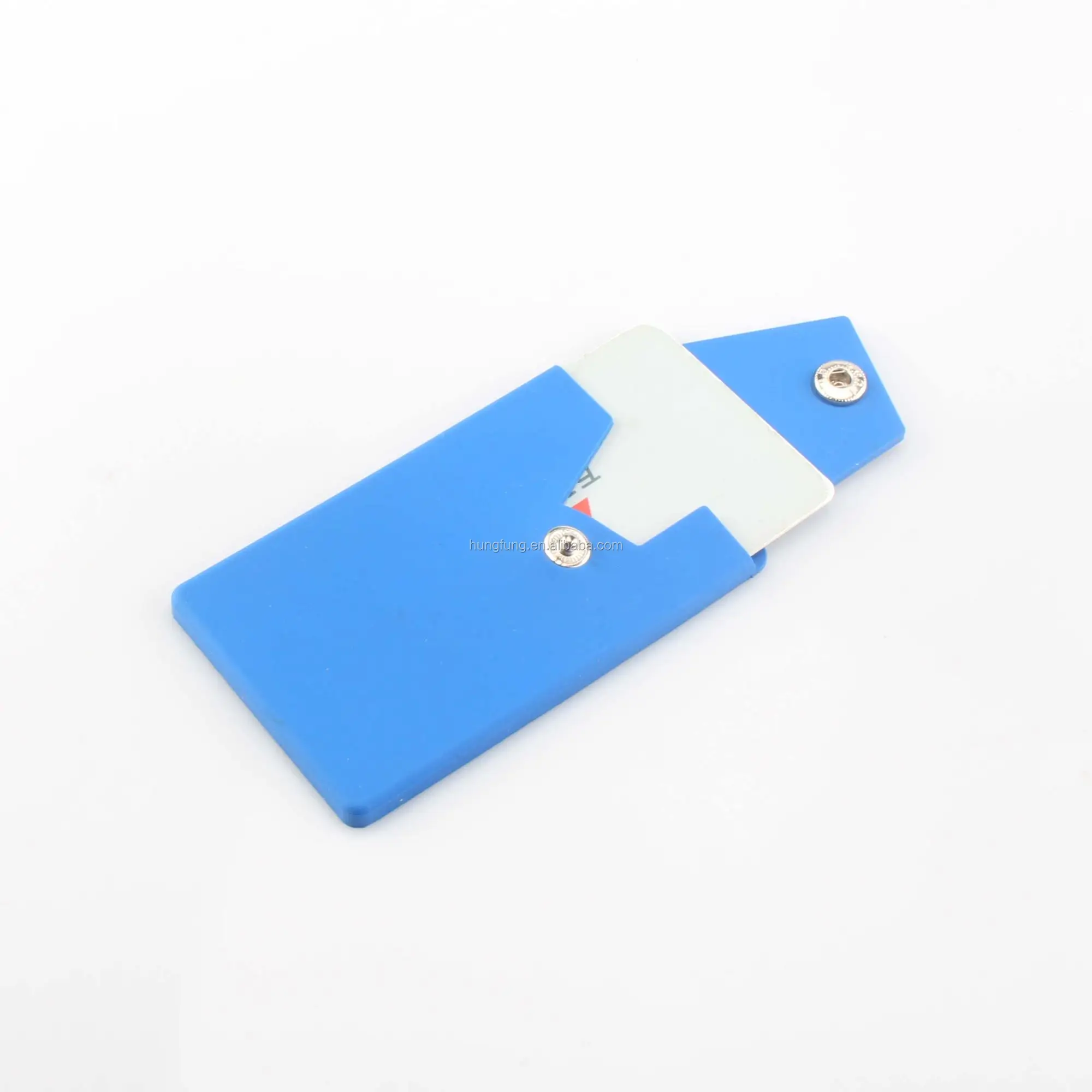 new design silicone cell phone card holder wallet
