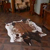 Zhejiang Artificial cowhide rugs leather carpet patchwork cow skin carpets