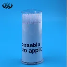 Disposable dental colorful standard handles tube pack micro applicators