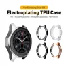 SIKAI TPU case for Samsung Galaxy Watch Active Protective Soft Electroplating Clear TPU Case for Samsung Smart Watch