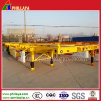 40FT Skeleton Container Transport Truck Trailer